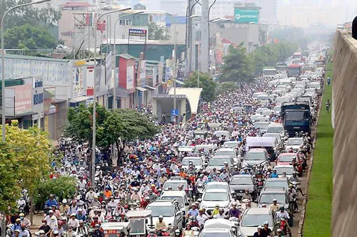 Đường vành đai 3 Hà Nội tê liệt hơn 2 giờ ảnh 5