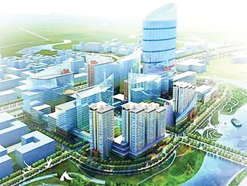 Phối cảnh khu Công viên phần mềm Thủ Thiêm. Phối cảnh khu Công viên phần mềm Thủ Thiêm.
