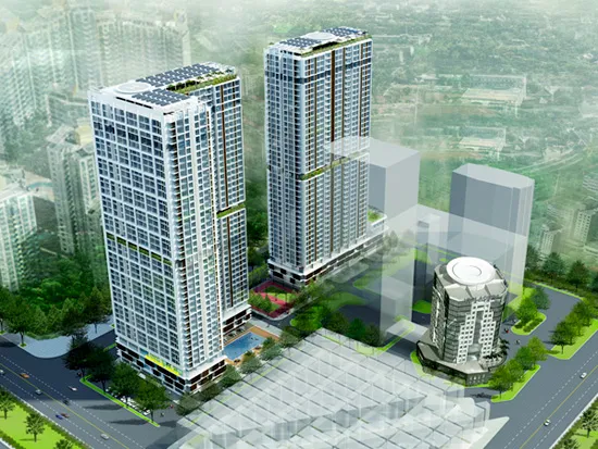 Một dự án nhà ở thương mại. Một dự án nhà ở thương mại.