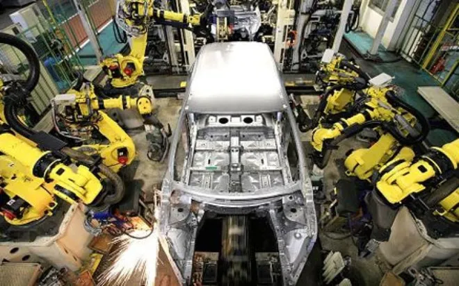 Bên trong một nhà máy lắp ráp ô tô của Nhật Bản Bên trong một nhà máy lắp ráp ô tô của Nhật Bản