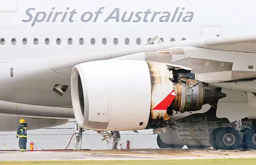 Sự tắc trách của Rolls-Royce trong khâu kiểm soát chất lượng là nguyên nhân chính dẫn đến vụ nổ động cơ chiếc Qantas A380 ở Singapore năm 2010. Sự tắc trách của Rolls-Royce trong khâu kiểm soát chất lượng là nguyên nhân chính dẫn đến vụ nổ động cơ chiếc Qantas A380 ở Singapore năm 2010.