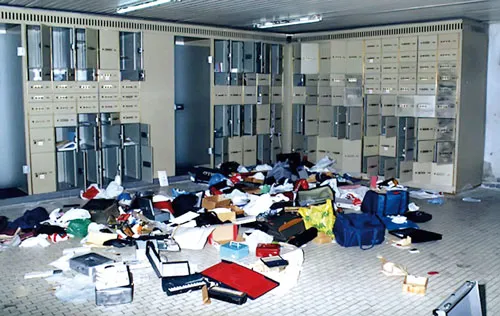 Hiện trường vụ trộm thế kỷ.