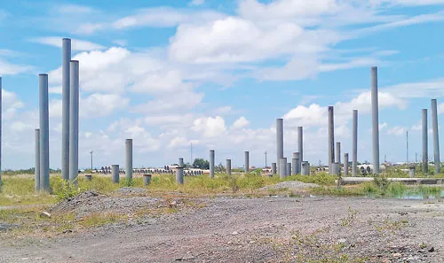 Sau 5 năm khởi động, dự án Trung tâm NĐKL vẫn là bãi đất mênh mông. Ảnh: MINH TUẤN