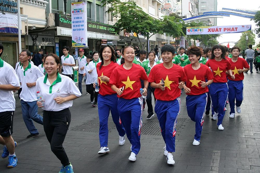 Ngày chạy Olympic năm 2019 tại TPHCM được tổ chức vào sáng 24-3.