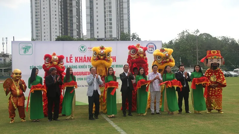 LĐBĐ TPHCM khánh thành 2 sân tập cho bóng đá Năng khiếu ảnh 1