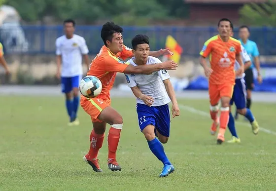 Huế "đòi nợ" thành công trước Phù Đổng bằng chiến thắng 2-0 trên sân Tự Do. Ảnh: MINH HOÀNG