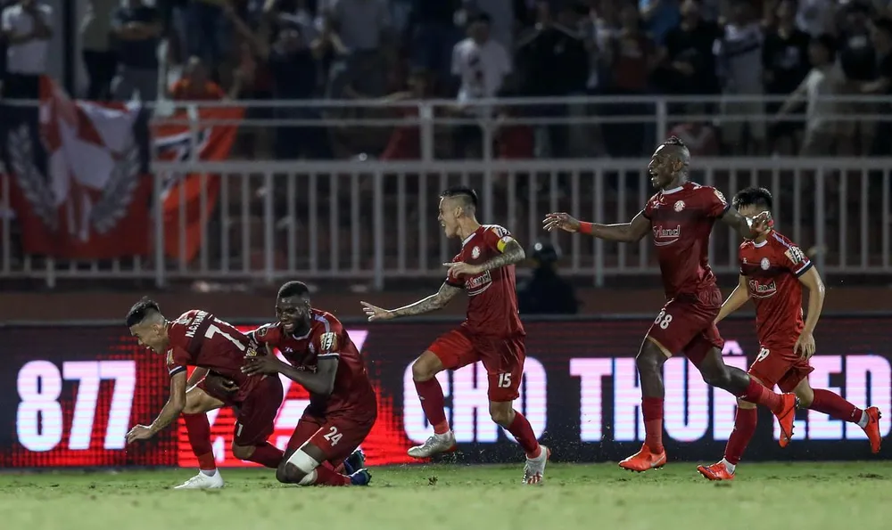 Những hình ảnh từ trận “đại chiến” vòng 18 V-League 2019 ảnh 7 Những hình ảnh từ trận “đại chiến” vòng 18 V-League 2019 ảnh 7