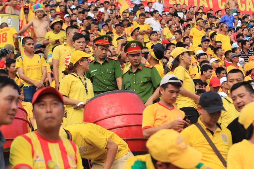 Công tác An ninh được tăng cường trong trận Nam Định – TPHCM ảnh 3