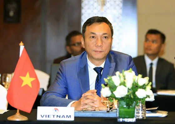 Phó chủ tịch VFF Trần Quốc Tuấn. Ảnh: Đoàn Nhật