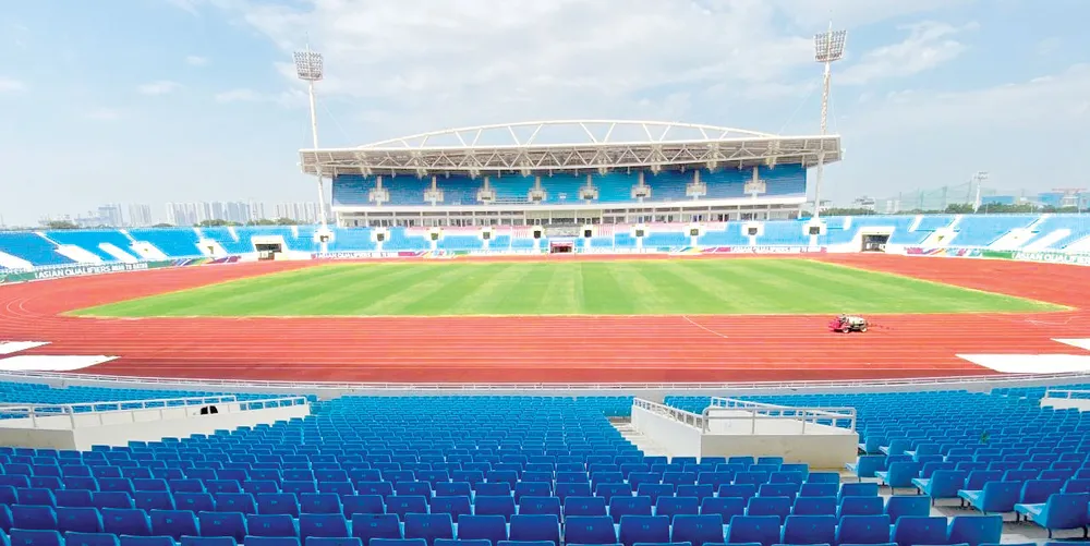 Sân Mỹ Đình sẵn sàng cho buổi kiểm tra của AFC.