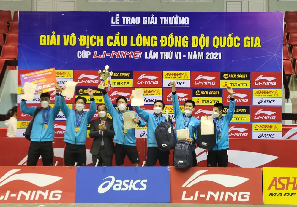 Giải vô địch đồng đội cầu lông toàn quốc 2021: TPHCM vuột cả 2 giải nam lẫn nữ ảnh 1 Giải vô địch đồng đội cầu lông toàn quốc 2021: TPHCM vuột cả 2 giải nam lẫn nữ ảnh 1