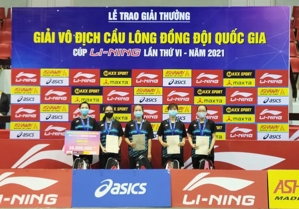 Giải vô địch đồng đội cầu lông toàn quốc 2021: TPHCM vuột cả 2 giải nam lẫn nữ ảnh 2 Giải vô địch đồng đội cầu lông toàn quốc 2021: TPHCM vuột cả 2 giải nam lẫn nữ ảnh 2