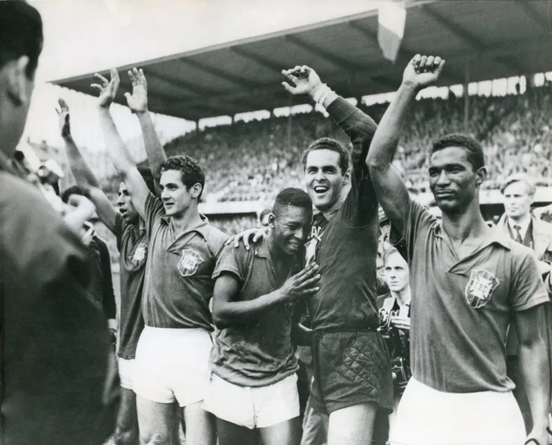 Ông hạnh phúc với chức vô địch World Cup đầu tiên vào năm 1958, khi mới 17 tuổi.
