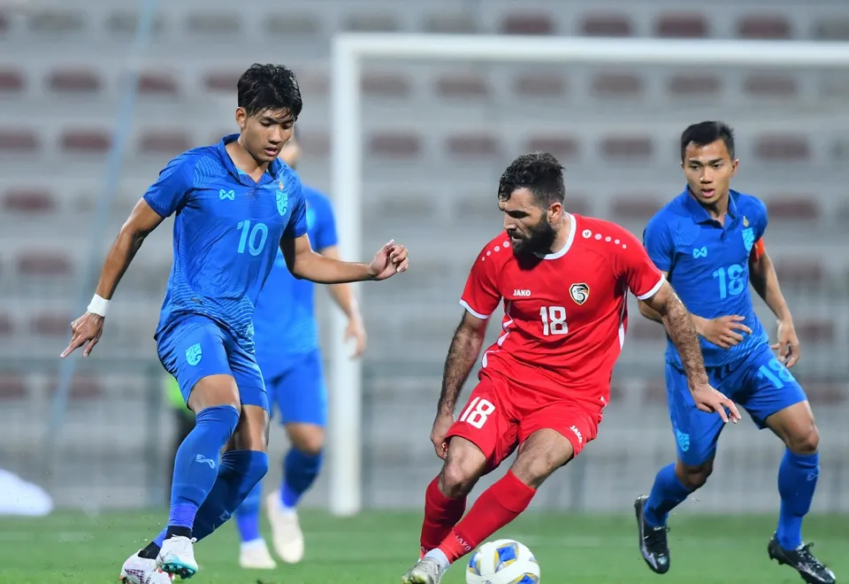 Đội tuyển Syria thắng Thái Lan 3-1 hồi tháng 3-2023