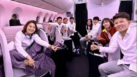 Các tuyển thủ Việt Nam phải bay 3 chặng để đến địa điểm thi đấu Các tuyển thủ Việt Nam phải bay 3 chặng để đến địa điểm thi đấu