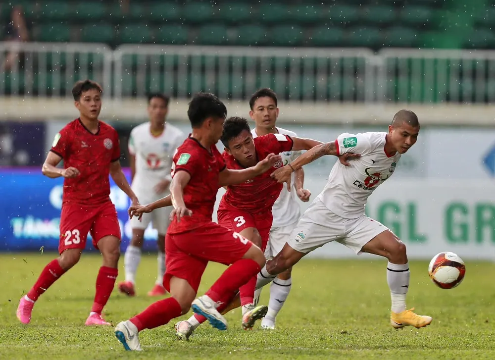 Trận thắng giúp PVF vào bán kết và là đội hạng Nhất duy nhất còn sót lại ở vòng này Trận thắng giúp PVF vào bán kết và là đội hạng Nhất duy nhất còn sót lại ở vòng này