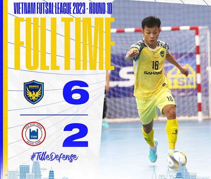 Chiến thắng trước Tân Hiệp Hưng đã đưa Sahako trở lại Tốp 3