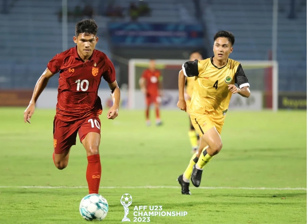 Thái Lan thắng dễ 3-0 trước Brunei. Ảnh: Aseanfootball