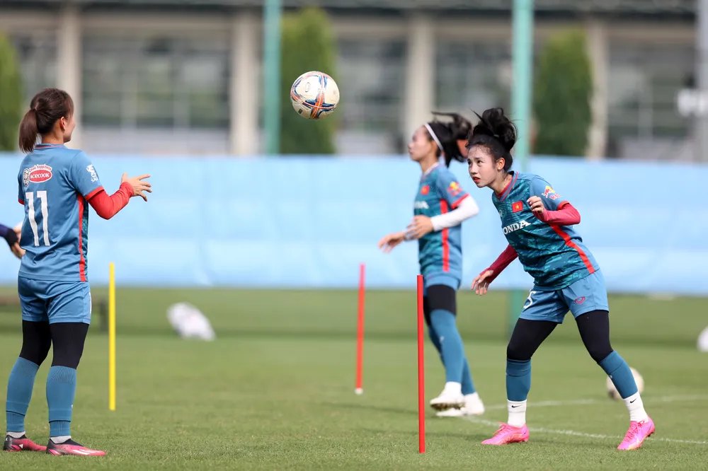 Đội sẽ còn hai buổi tập tại Hà Nội trước khi di chuyển sang Trung Quốc