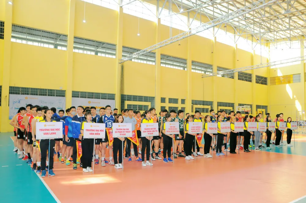 Các giải đấu do Thiên Tân tổ chức luôn thu hút nhiều đội bóng tham dự. Ảnh: PHÚC NGUYỄN