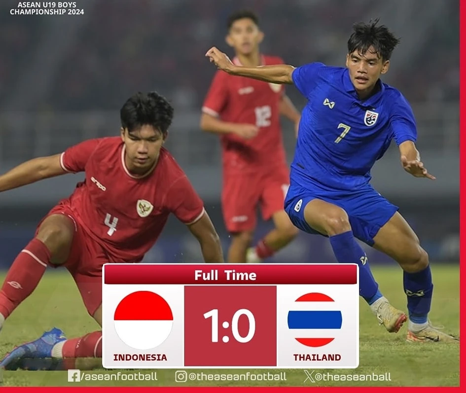 Indonesia vô địch giải U19 Đông Nam Á 2024