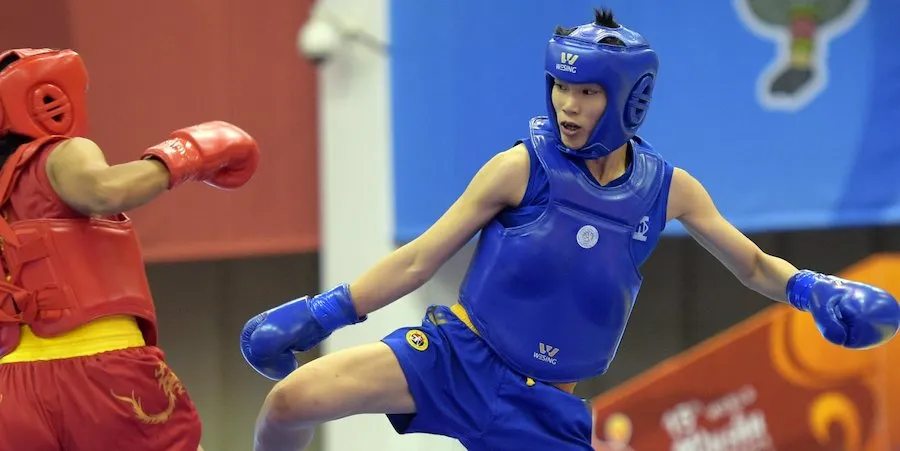 Thu Thủy là võ sĩ chủ lực của đội tuyển wushu Việt Nam hiện nay.