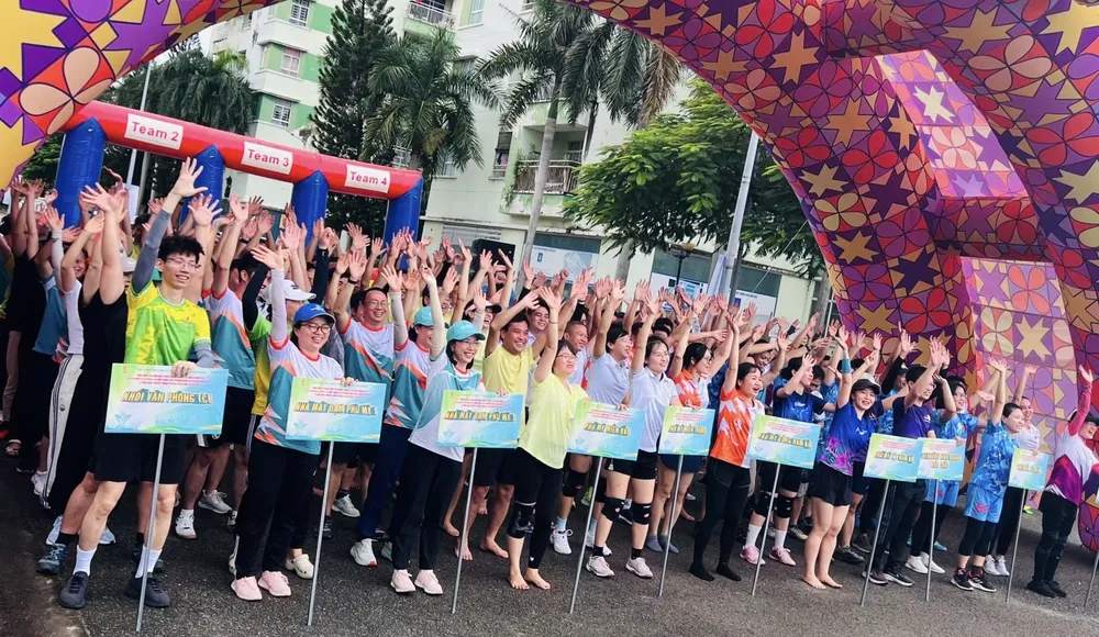 Hội thao PVFCCo thu hút gần 700 VĐV tham gia các nội dung. Ảnh: TRÚC GIANG