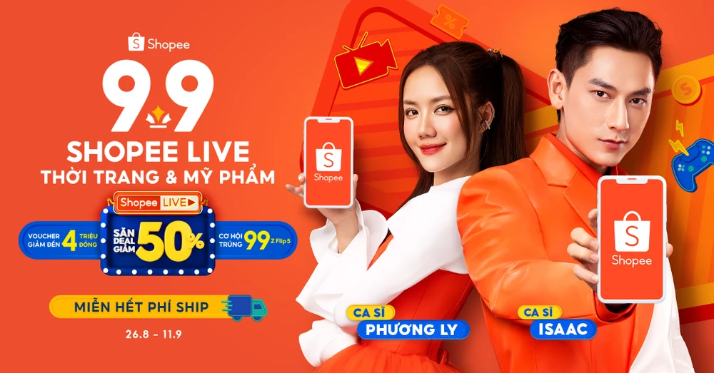 Shopee tung nhiều chương trình kích cầu trong ngày 9-9