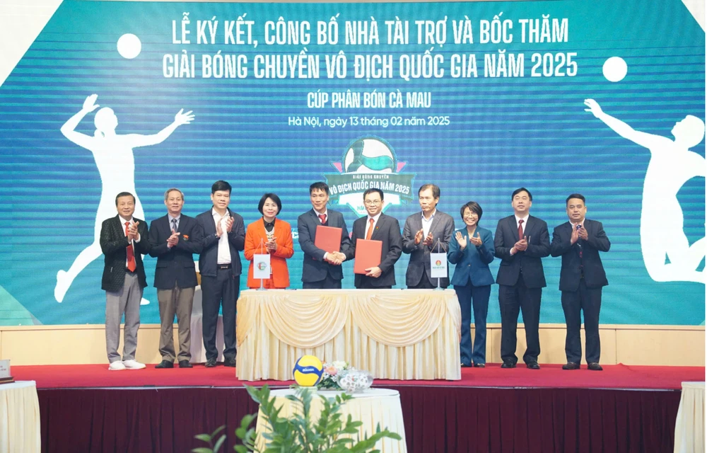 Công bố nhà tài trợ giải bóng chuyền quốc gia 2025