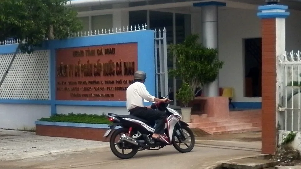 Trụ sở Công ty cổ phần cấp nước Cà Mau