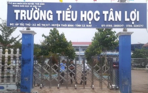 Trường Tiểu học Tân Lợi đã trả lại số tiền thu ngoài quy định