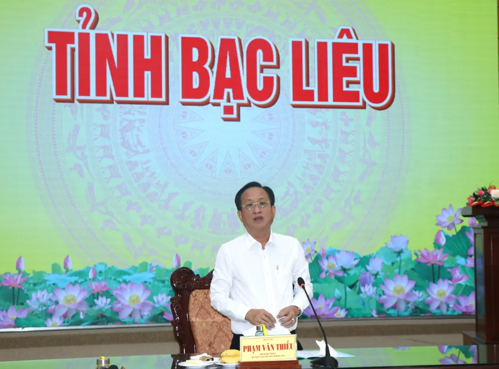 Chủ tịch UBND tỉnh Bạc Liêu Phạm Văn Thiều