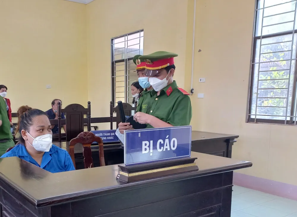 Bị cáo Lại Phương Thúy tại phiên tòa sơ thẩm