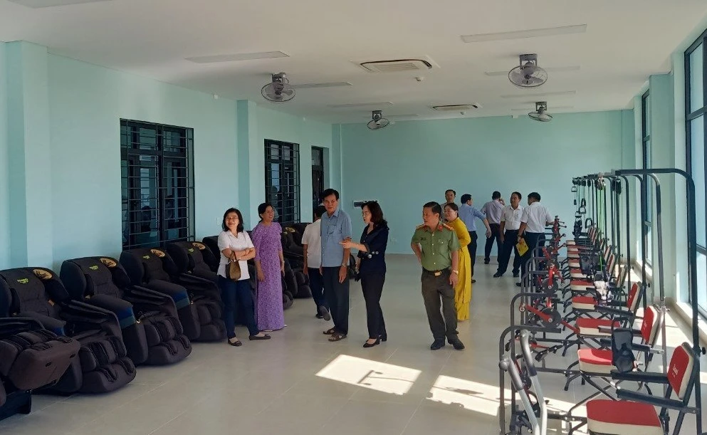 Cơ sở vật chất được trang bị tại Trung tâm điều dưỡng người có công tỉnh Bạc Liêu Trung tam nguoi co cong 2.jpg