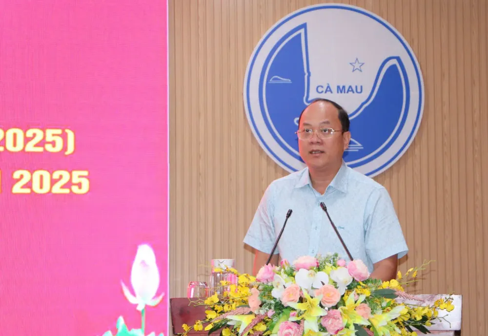Bí thư Tỉnh ủy Cà Mau Nguyễn Hồ Hải phát biểu tại lễ phát động phong trào thi đua 09d31b53e810614e3801.jpg