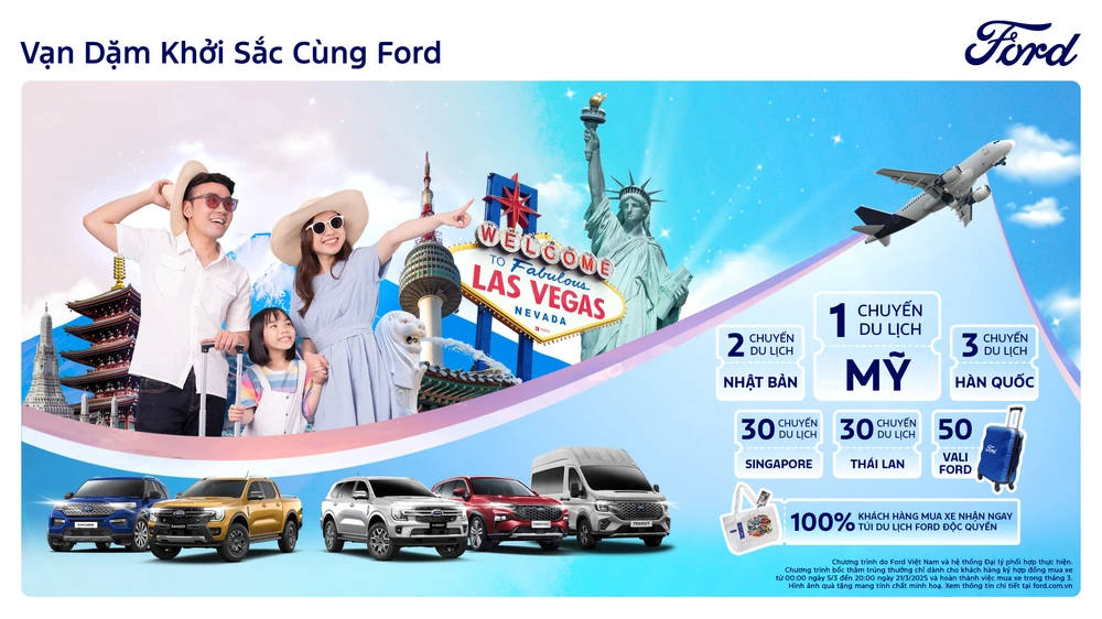 Ford Việt Nam và hệ thống Đại lý khuyến mãi lớn cho khách hàng trong tháng 3-2025