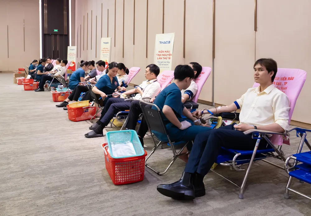 Hiến máu tình nguyện là hoạt động thường niên, lan tỏa giá trị nhân văn tại Thaco 2. Hiến máu tình nguyện là hoạt động thường niên, lan tỏa giá trị nhân văn tại THACO.jpg