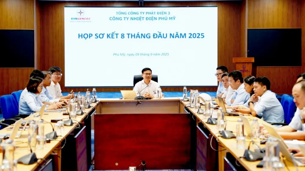 Ông Trần Đình Ân - Phó Tổng Giám đốc Tổng Công ty Phát điện 3, Giám đốc Công ty Nhiệt điện Phú Mỹ phát biểu chỉ đạo Picture4.png