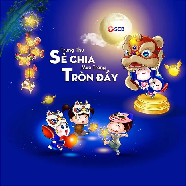 Cùng SCB đón “Trung thu sẻ chia - Mùa trăng tròn đầy"