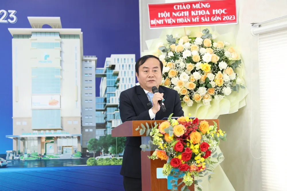 ThS-BS Nguyễn Hữu Trâm Em phát biểu khai mạc