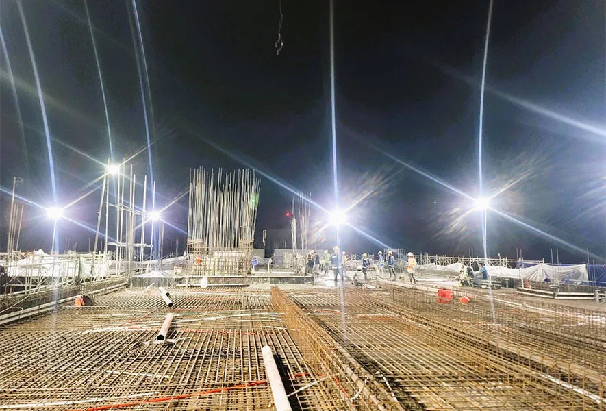 Khối nhà C2 thuộc dự án Picity High Park hoàn thành cất nóc phần thô