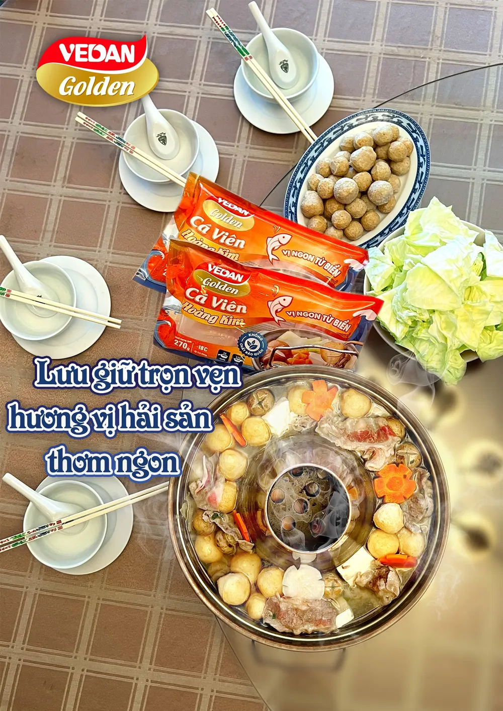 Cá viên Hoàng Kim Vedan Cá Viên Hoàng Kim VeDan.jpg