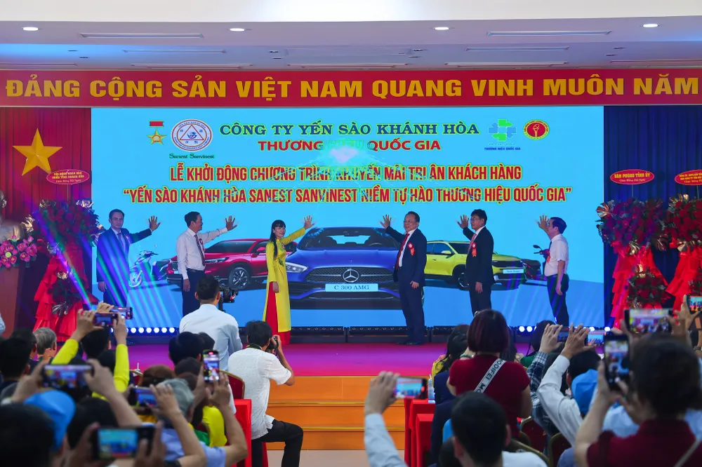 Chương trình khuyến mãi lớn nhất năm: "Yến sào Khánh Hòa Sanest Sanvinest – Niềm tự hào Thương hiệu Quốc gia" với tổng giải thưởng lên đến 100 tỷ đồng chính thức khởi động ok 3.jpg