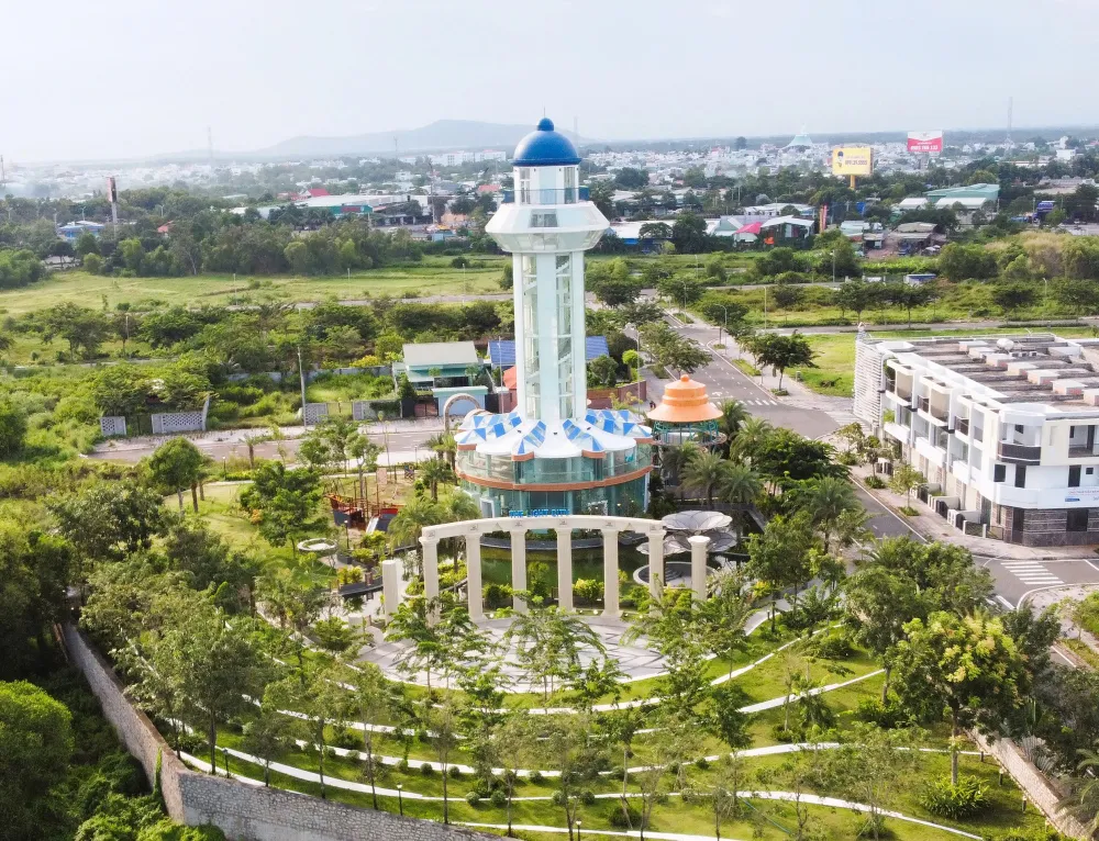 Một góc công viên Olympus tại dự án The Light City đã hoàn thiện the light - anh 2.jpg