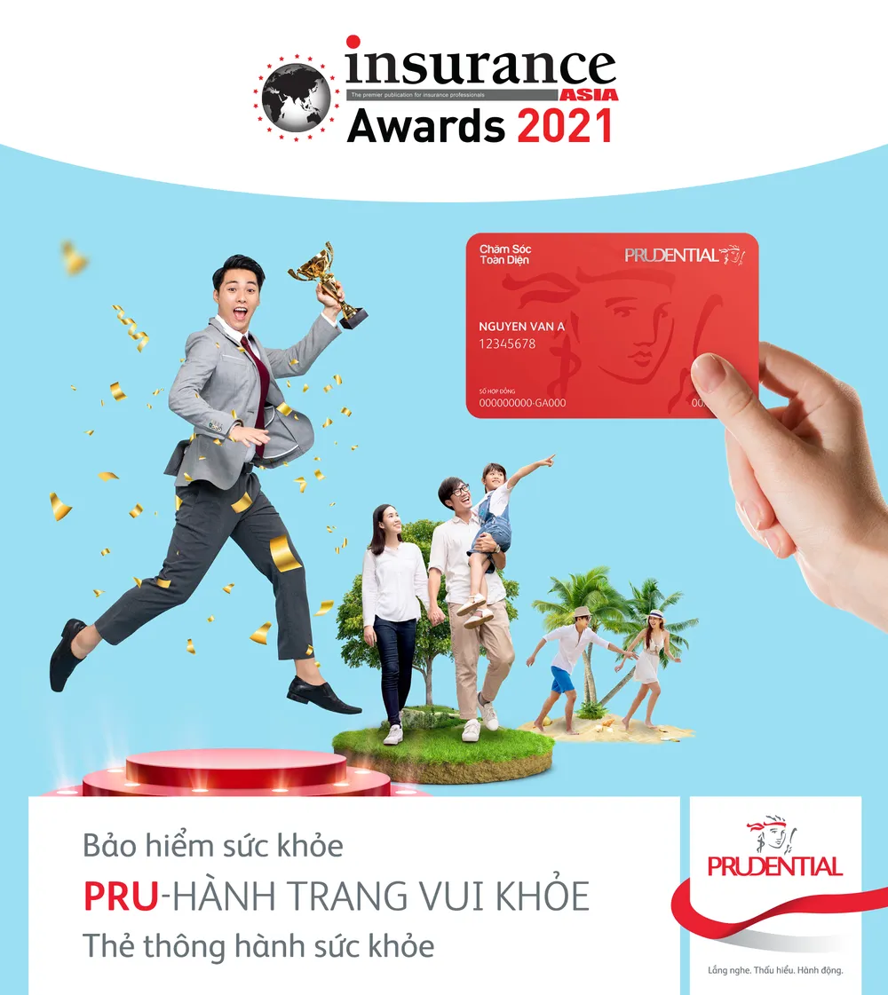 Prudential Việt Nam nhận giải thưởng kép, được vinh danh là “Công ty bảo hiểm nhân thọ quốc tế của năm” tại Insurance Asia Awards 2021 ảnh 1 Prudential Việt Nam nhận giải thưởng kép, được vinh danh là “Công ty bảo hiểm nhân thọ quốc tế của năm” tại Insurance Asia Awards 2021 ảnh 1