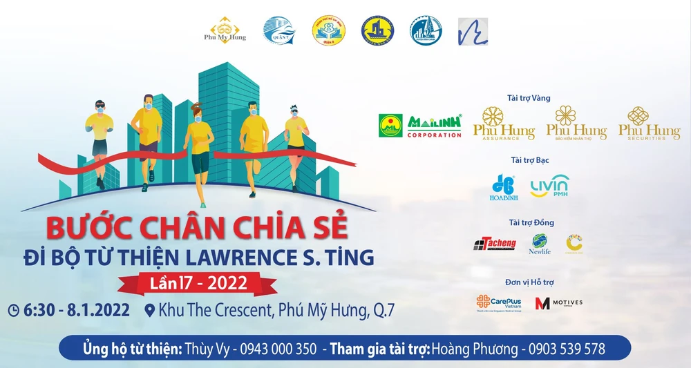 Chương trình Đi bộ Từ thiện Lawrence S. Ting tích cực hỗ trợ đồng bào nghèo