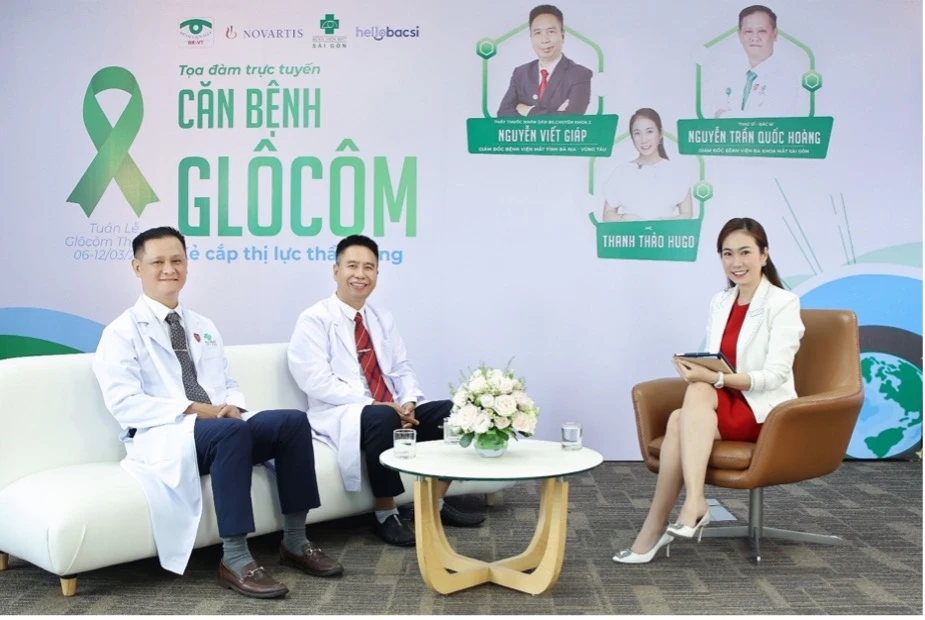 Tọa đàm trực tuyến “Căn bệnh Glôcôm – Kẻ cắp thị lực thầm lặng”