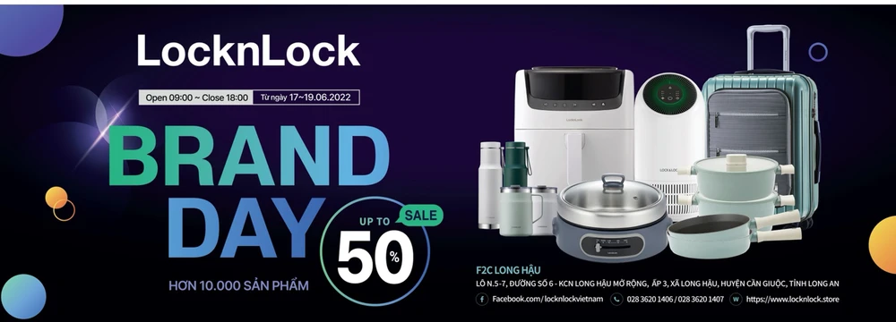 Cơ hội nhận khuyến mãi đến 50% tại Lock&Lock F2C Long Hậu 