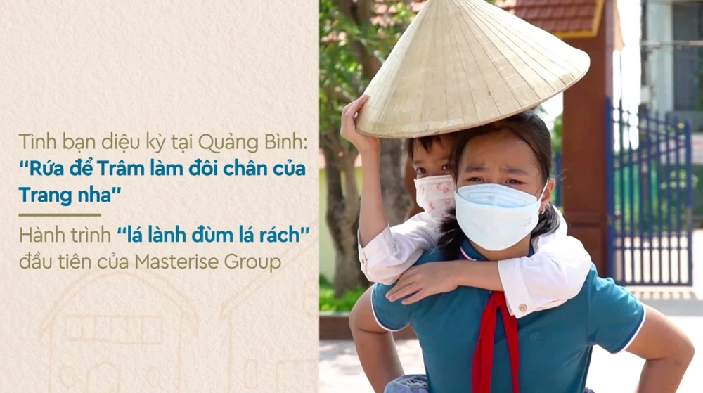 Masterise Group trở thành “lá lành”, nâng bước “đôi chân nghị lực”