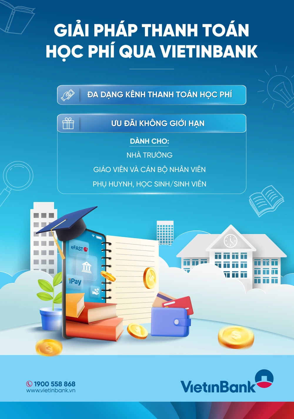 VietinBank cung cấp giải pháp tài chính toàn diện cho trường học